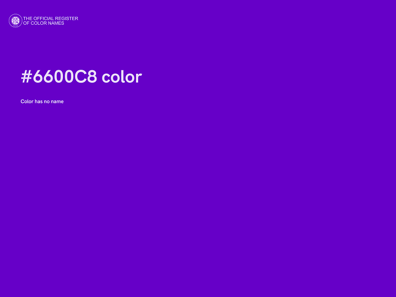 #6600C8 color image