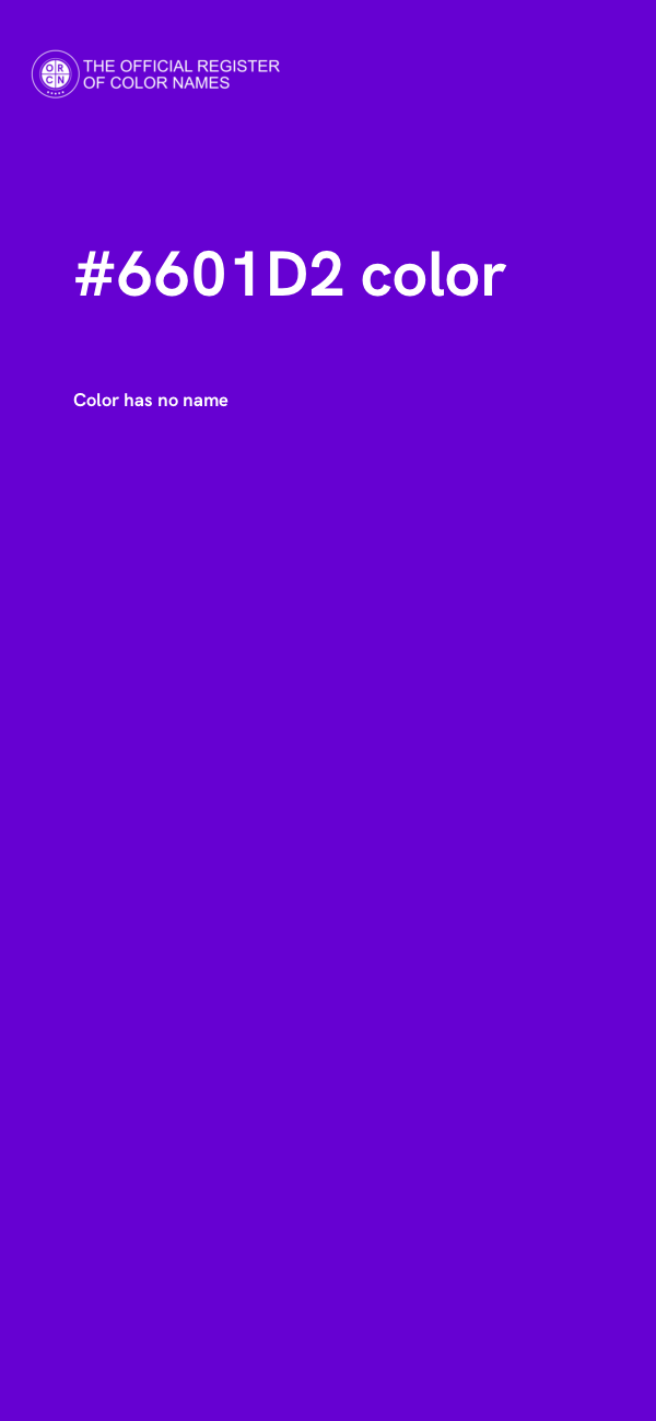 #6601D2 color image