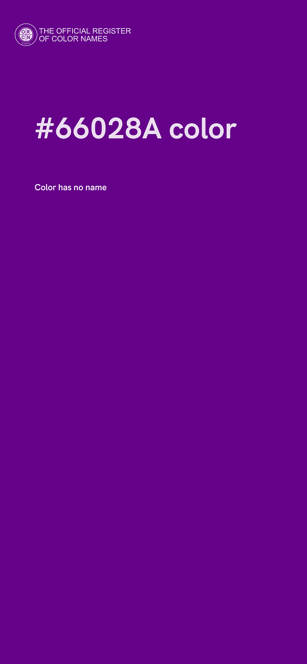 #66028A color image