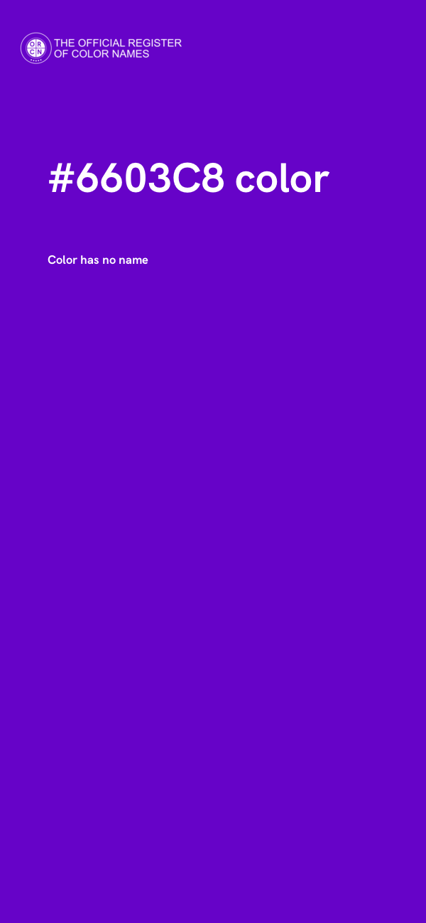#6603C8 color image