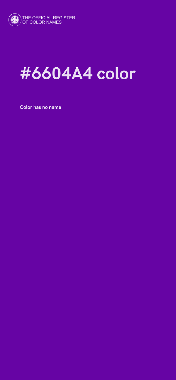 #6604A4 color image