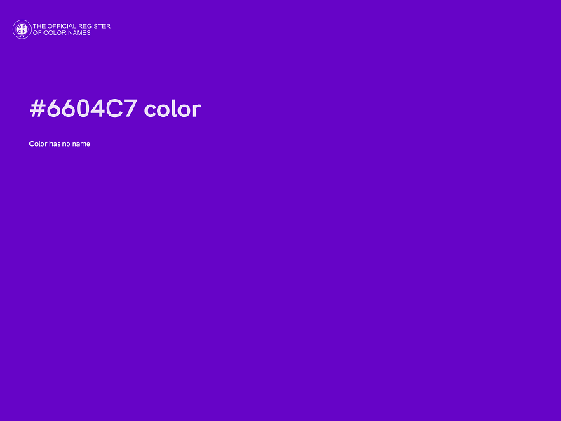 #6604C7 color image