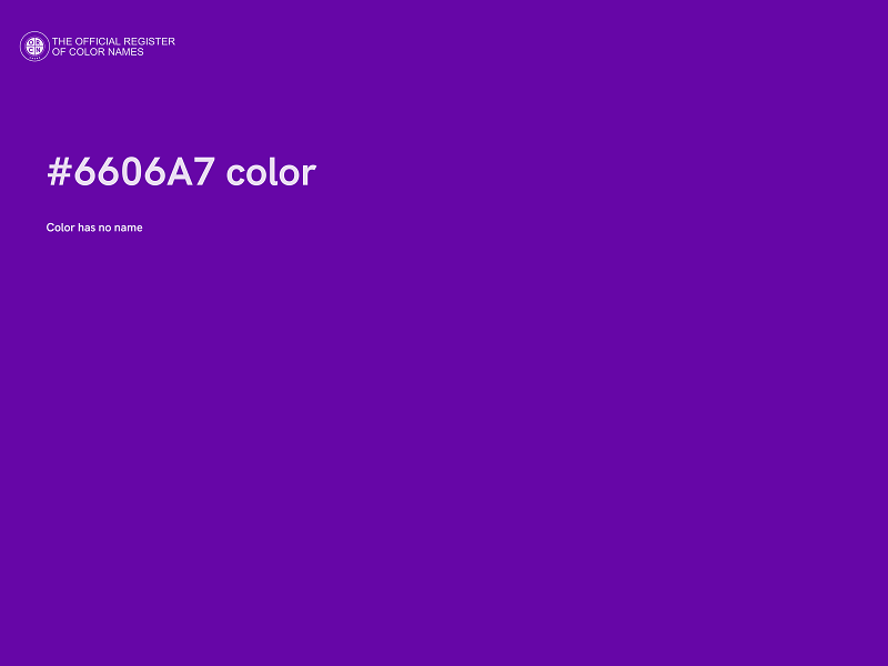 #6606A7 color image