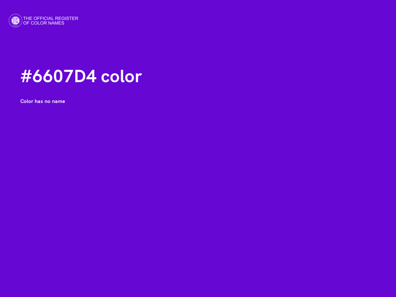 #6607D4 color image