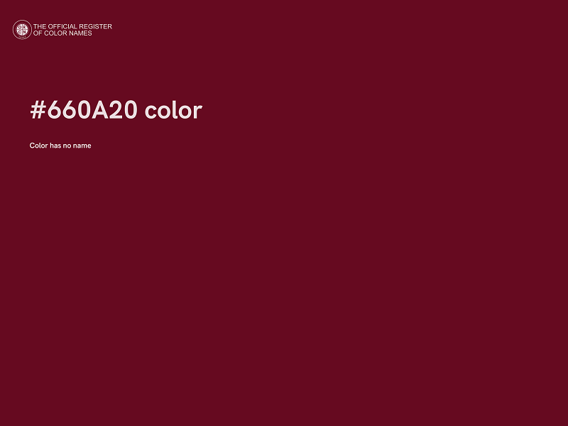 #660A20 color image