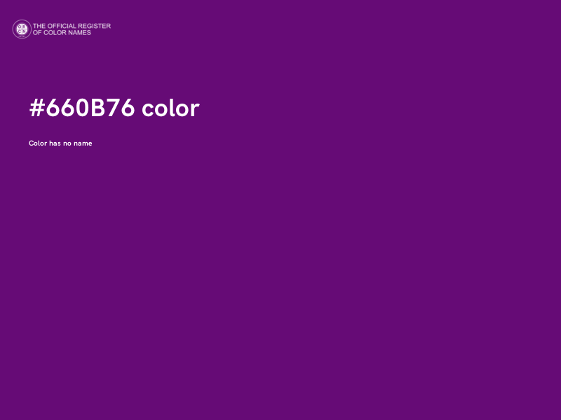 #660B76 color image