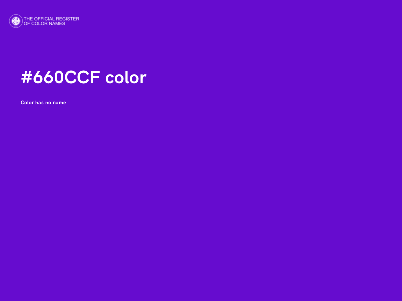 #660CCF color image