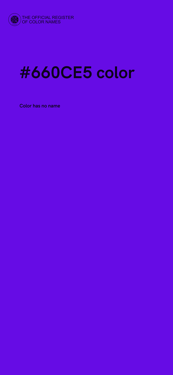 #660CE5 color image