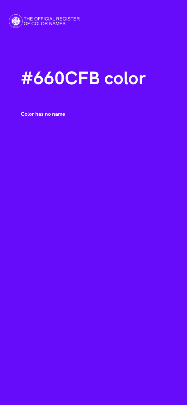 #660CFB color image