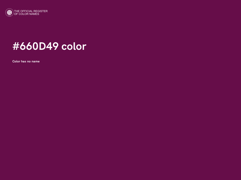 #660D49 color image
