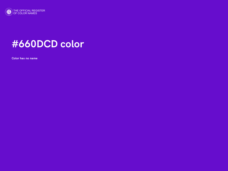 #660DCD color image