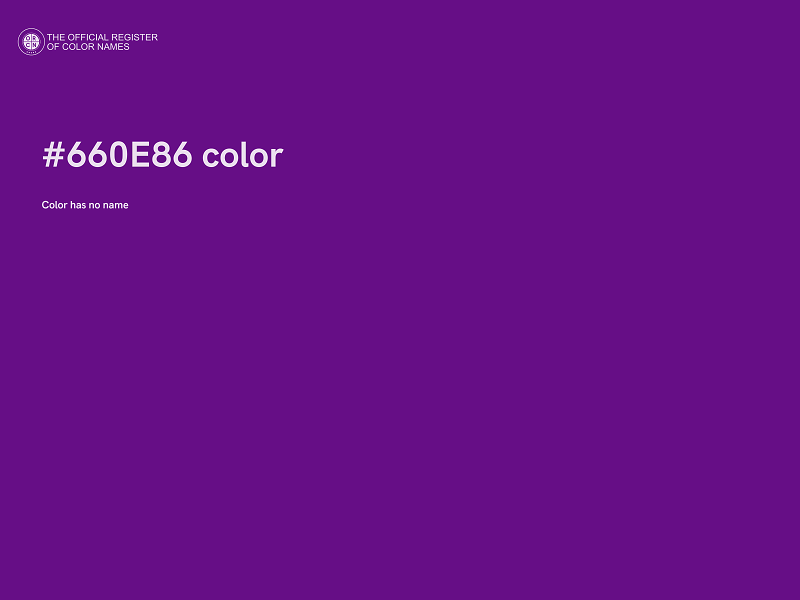 #660E86 color image