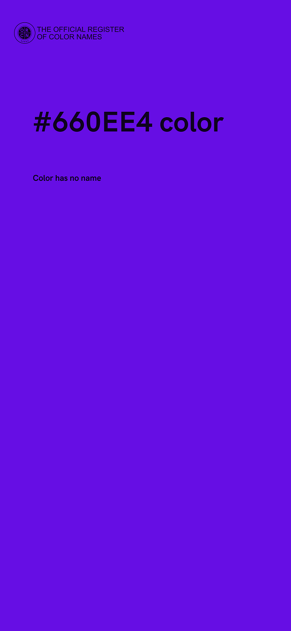 #660EE4 color image