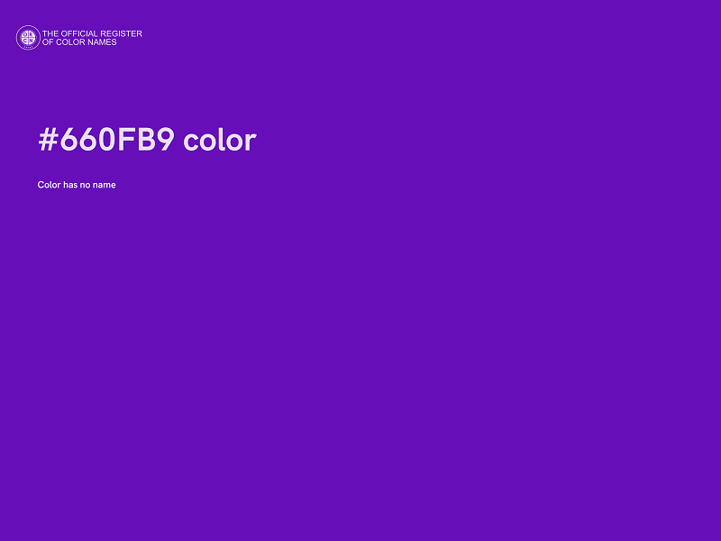 #660FB9 color image