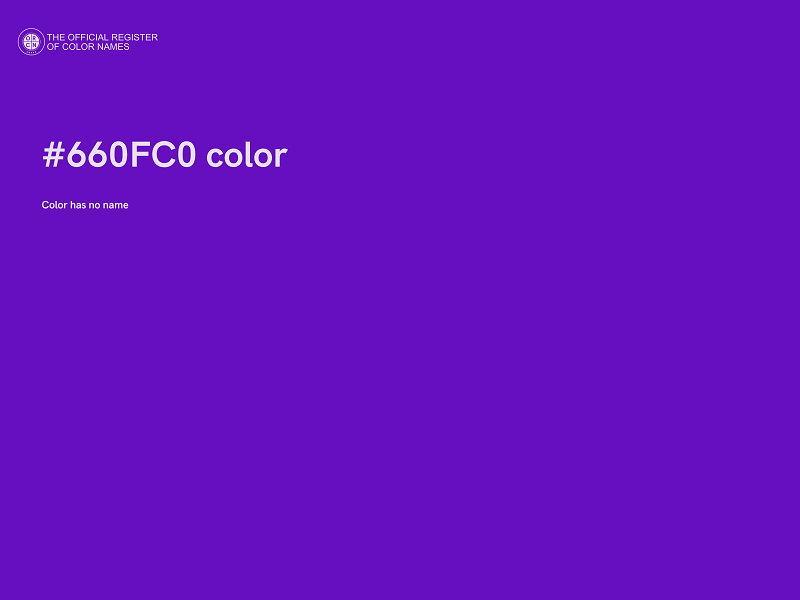 #660FC0 color image