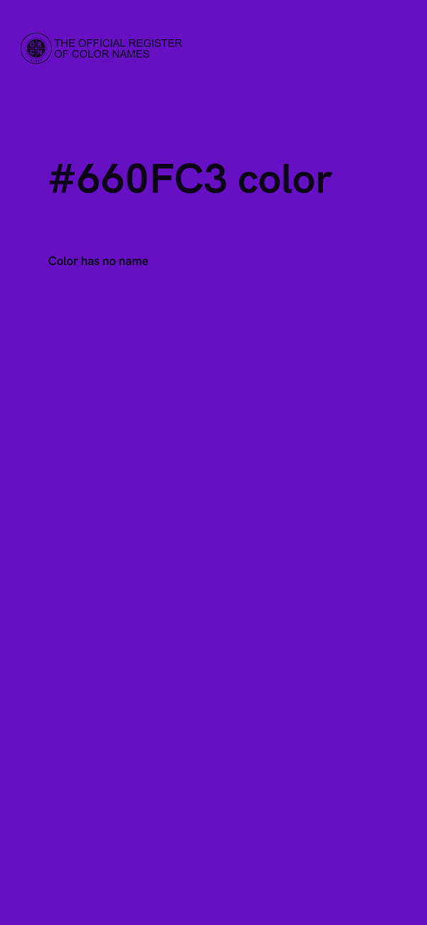 #660FC3 color image