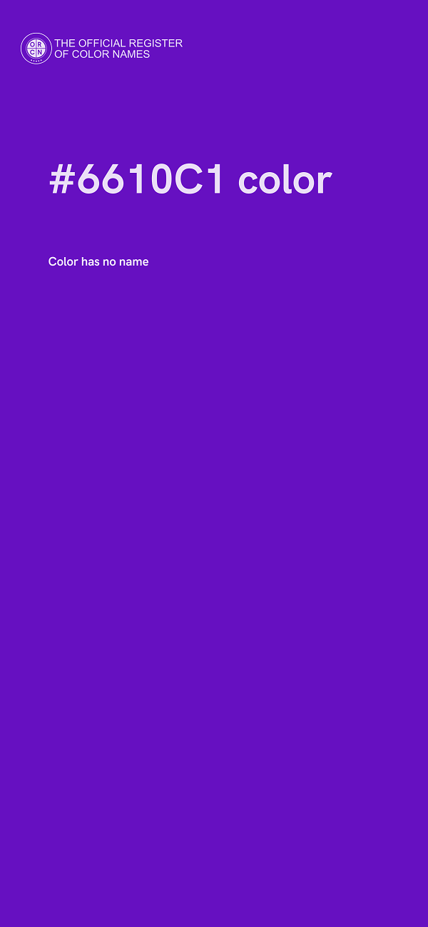 #6610C1 color image