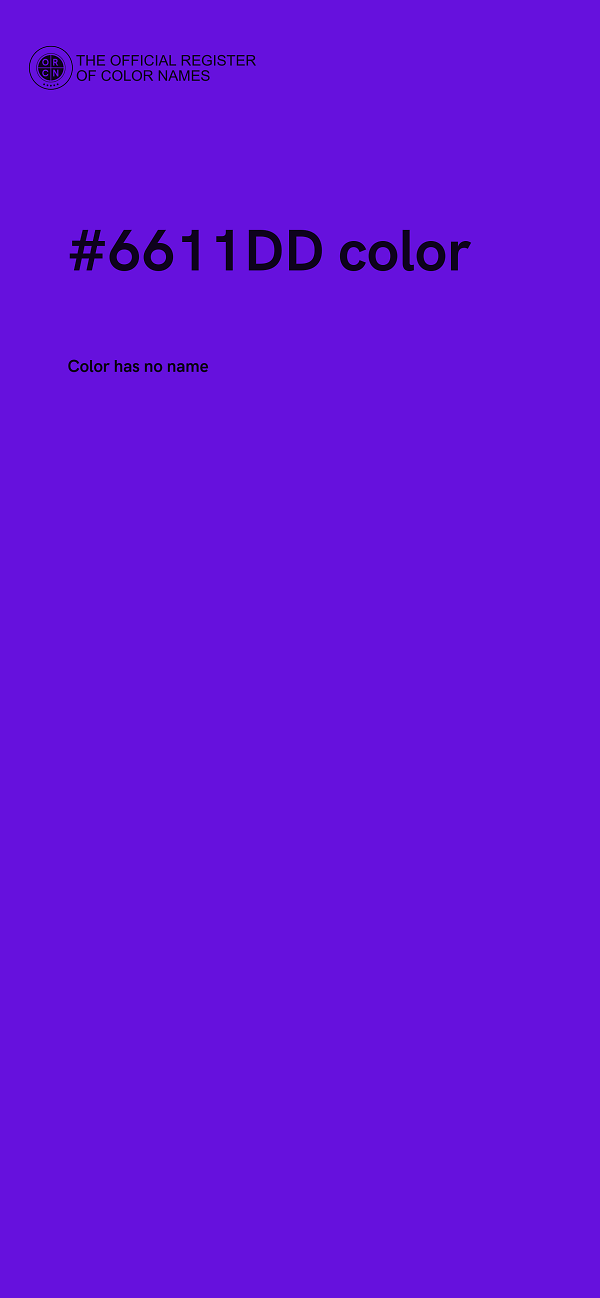 #6611DD color image