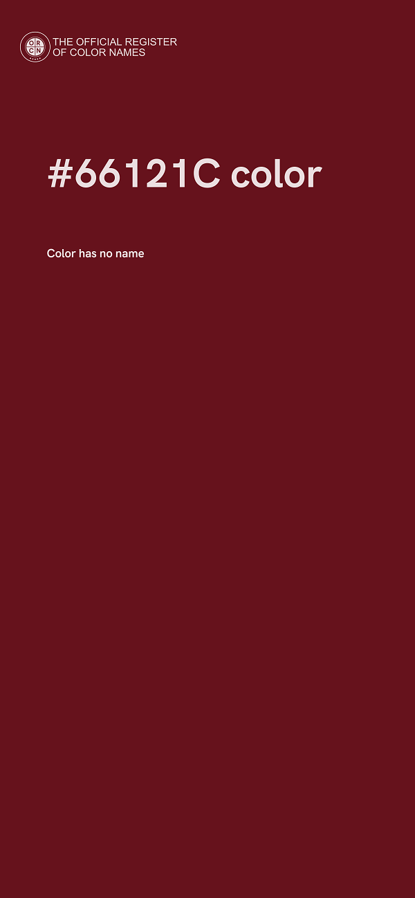 #66121C color image