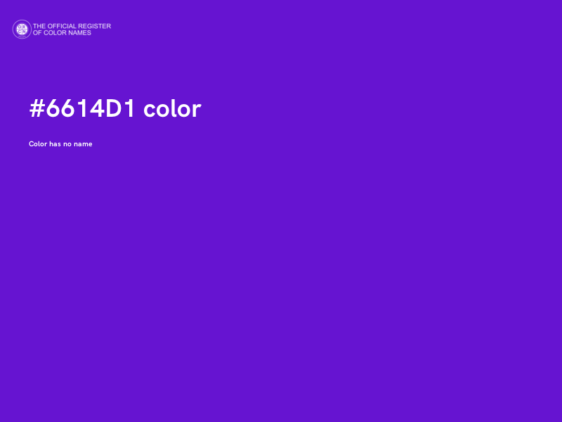 #6614D1 color image