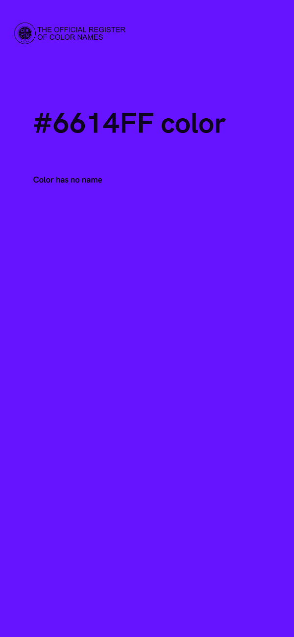 #6614FF color image
