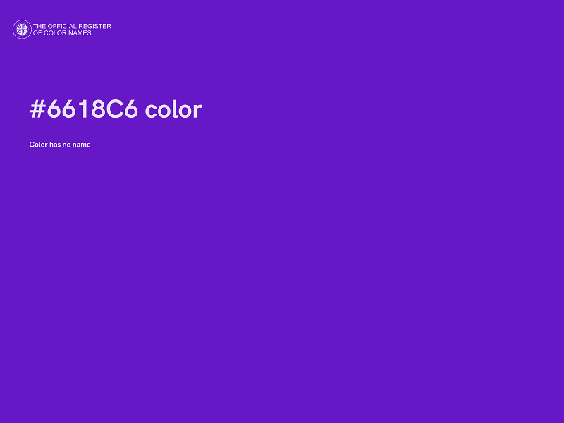 #6618C6 color image