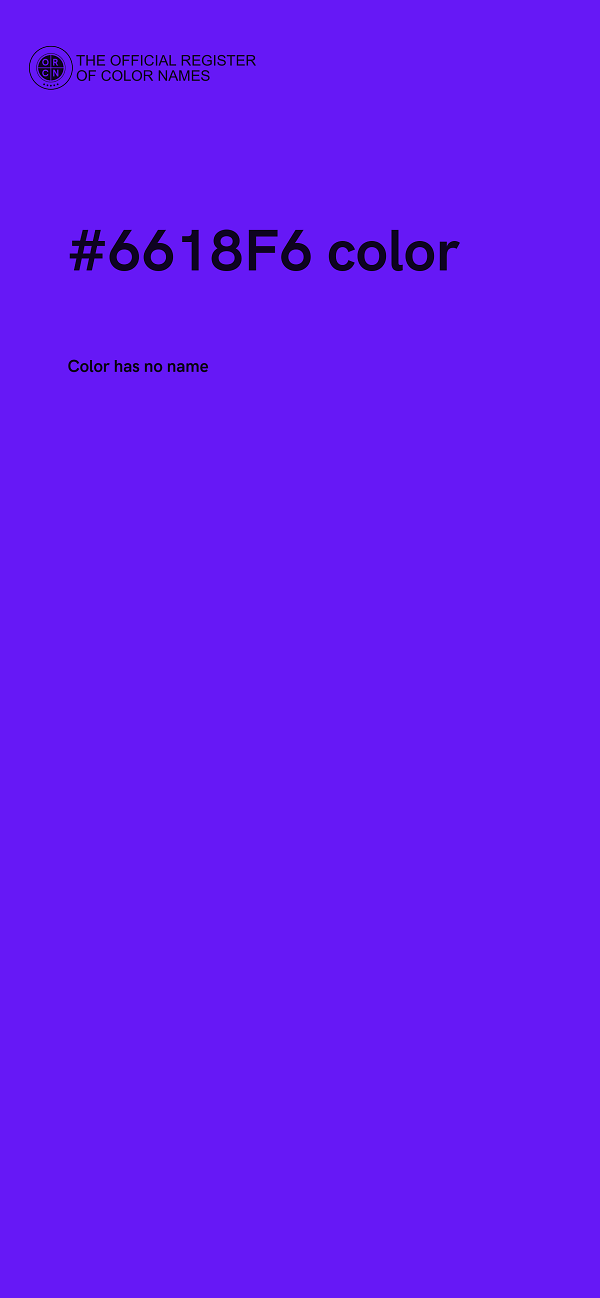 #6618F6 color image