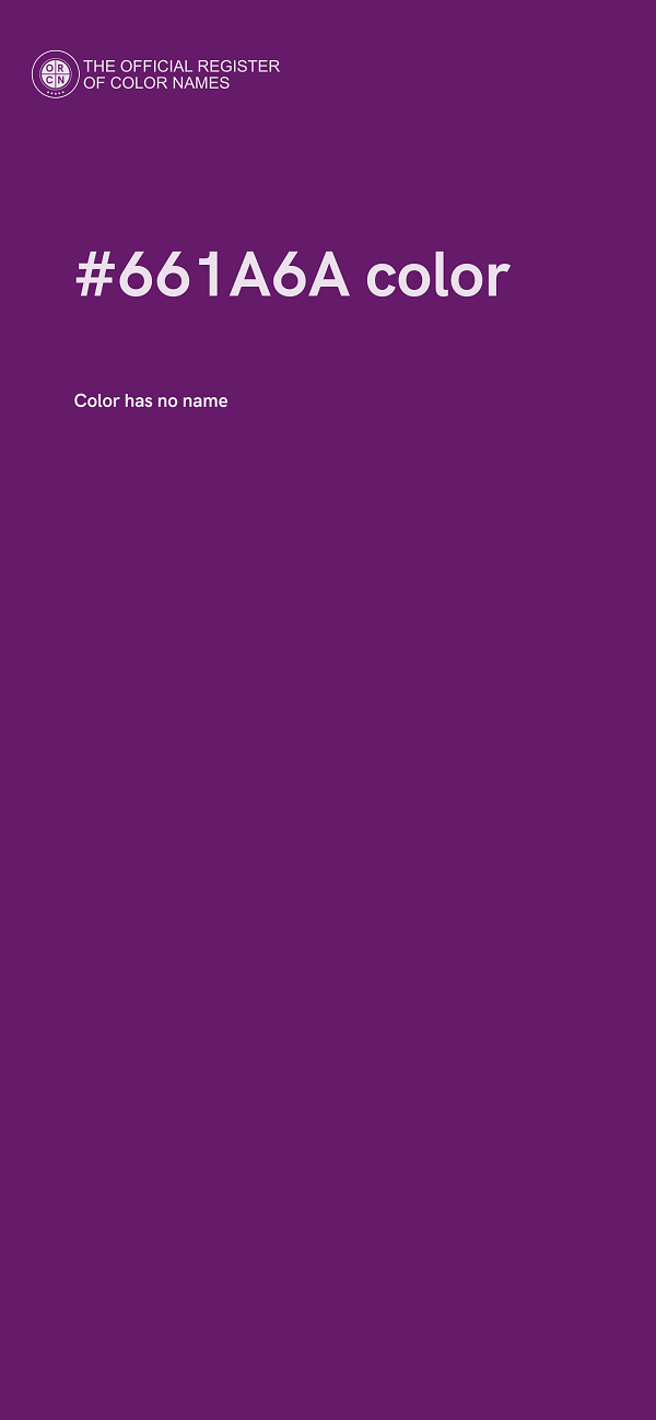 #661A6A color image