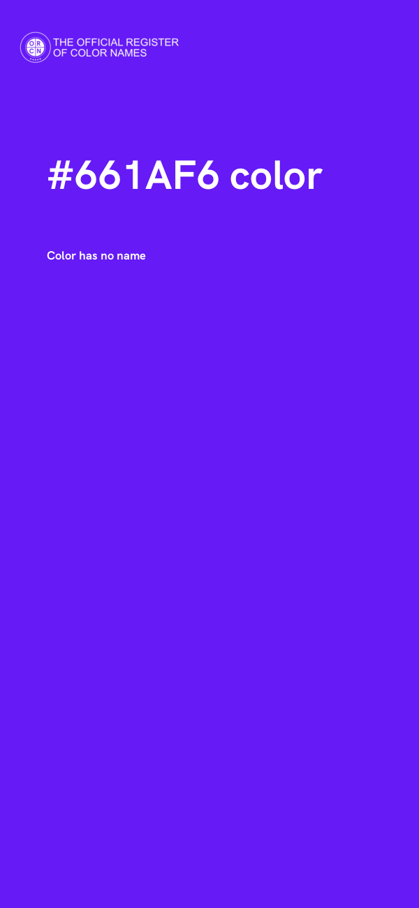 #661AF6 color image