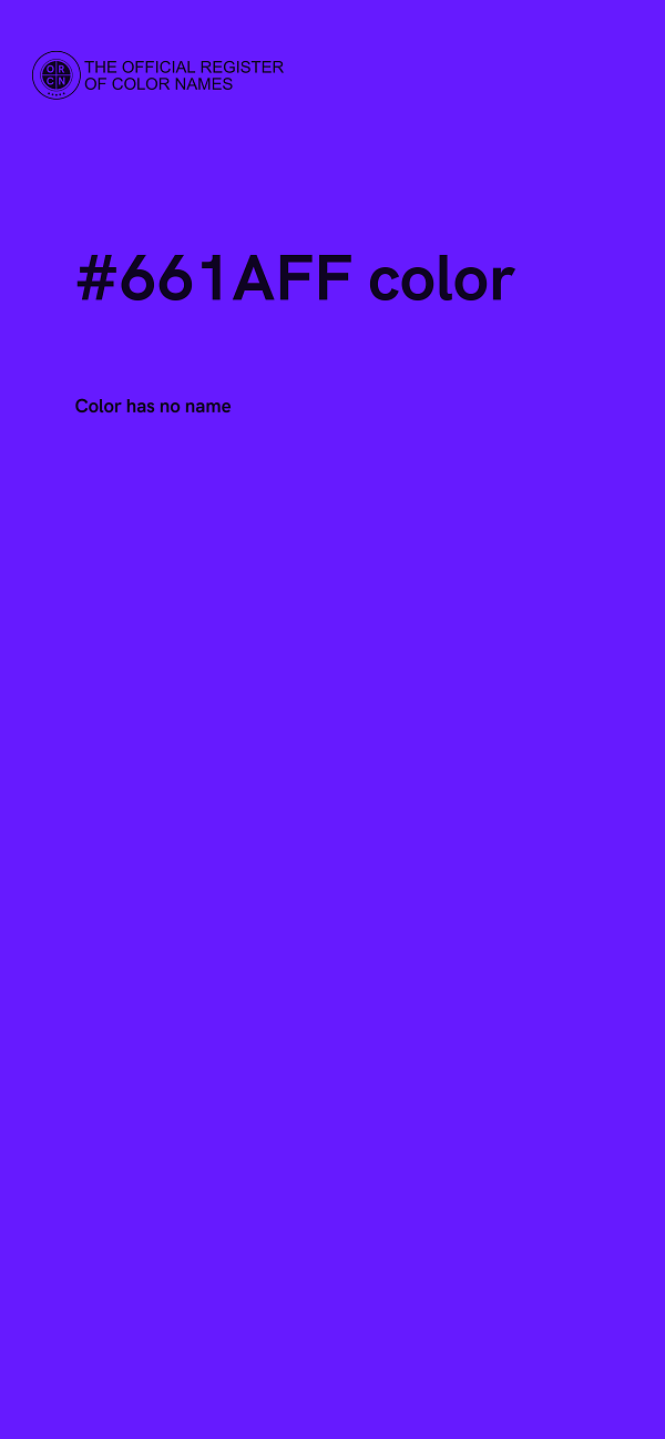 #661AFF color image