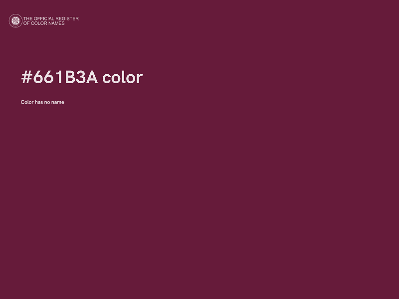 #661B3A color image