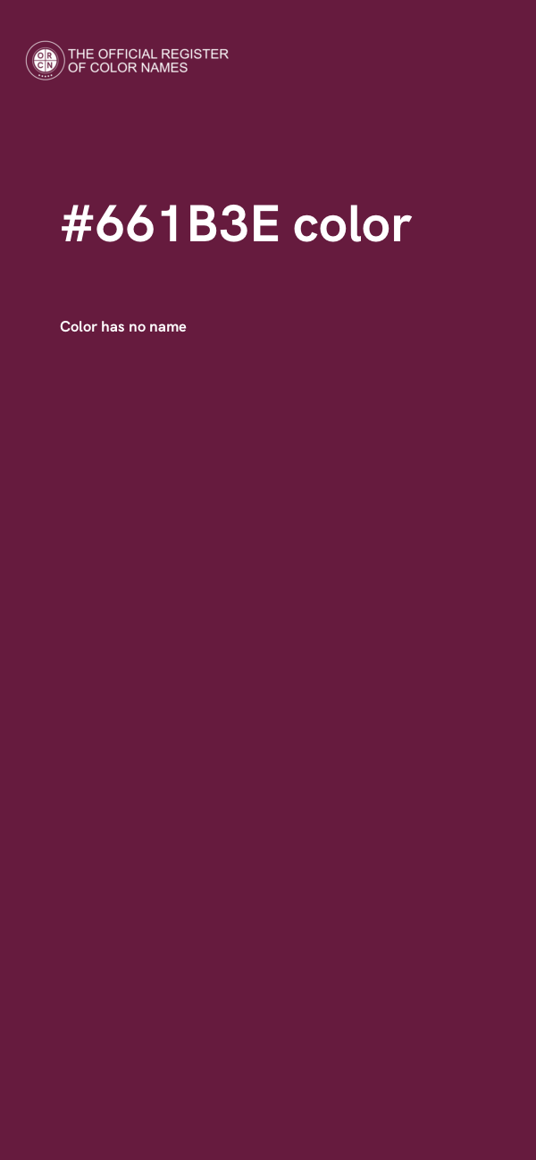 #661B3E color image