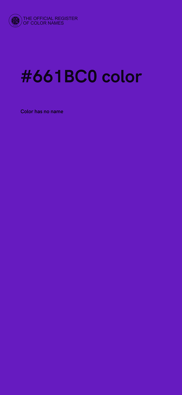#661BC0 color image