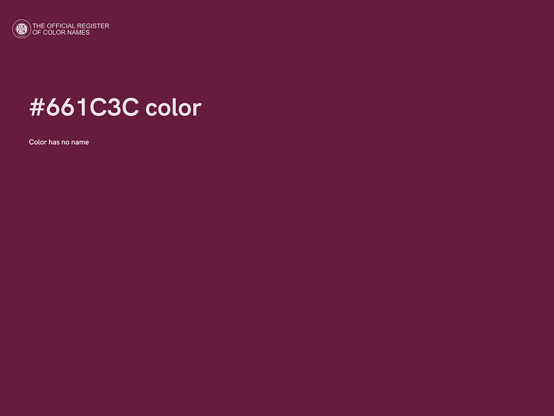 #661C3C color image