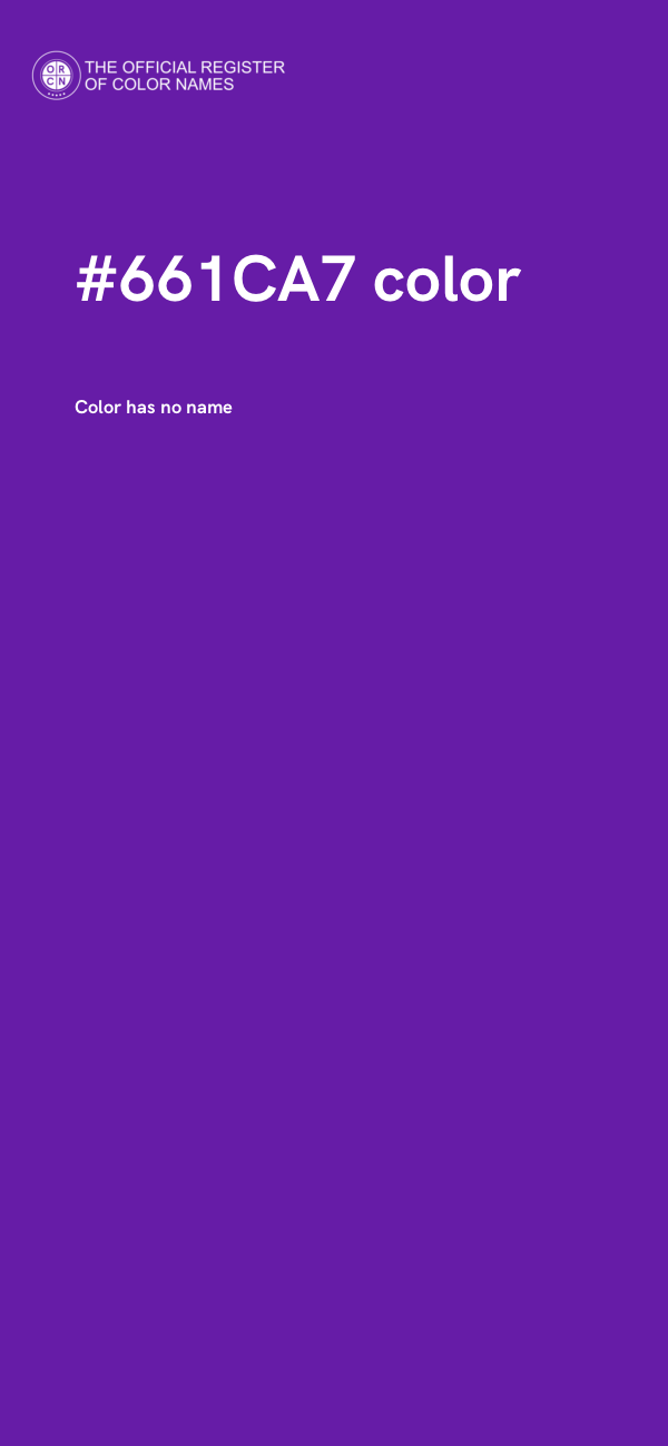 #661CA7 color image