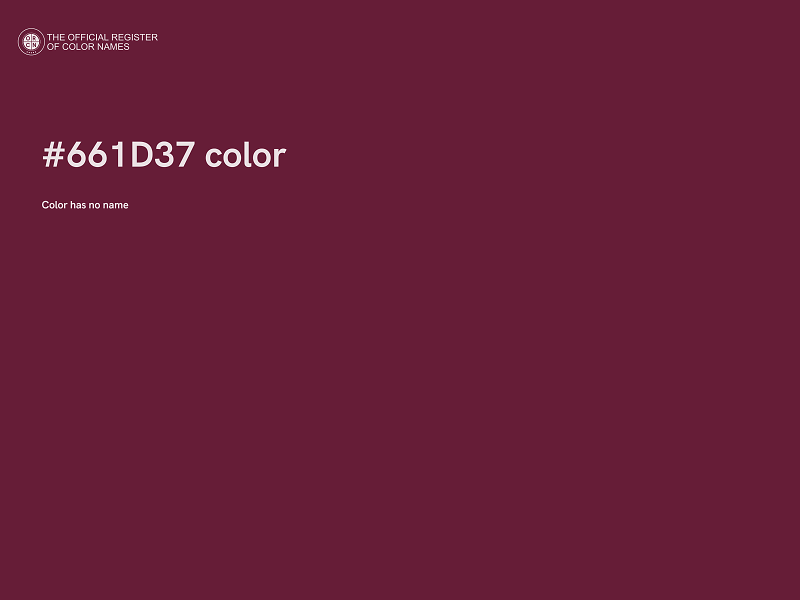 #661D37 color image
