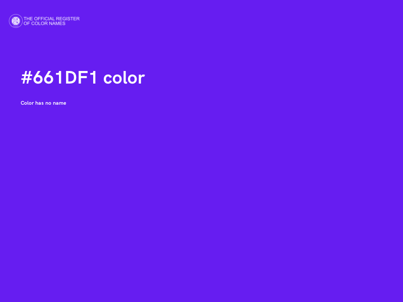 #661DF1 color image