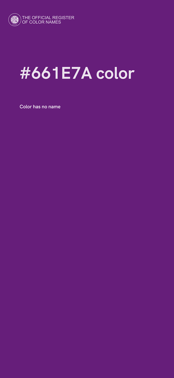 #661E7A color image