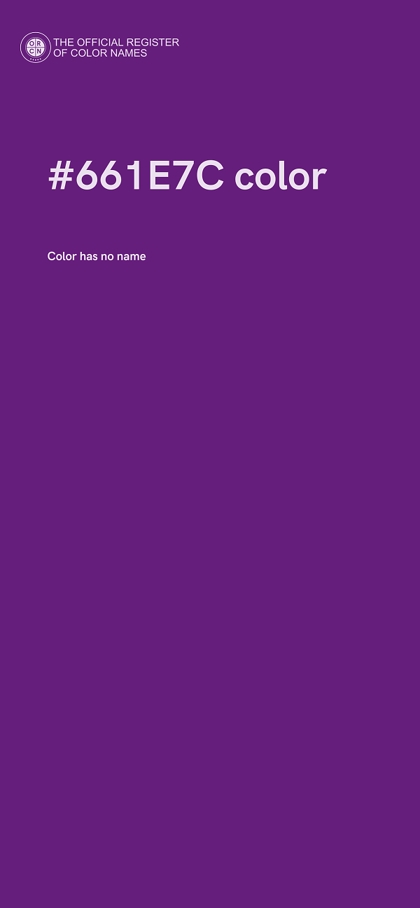 #661E7C color image