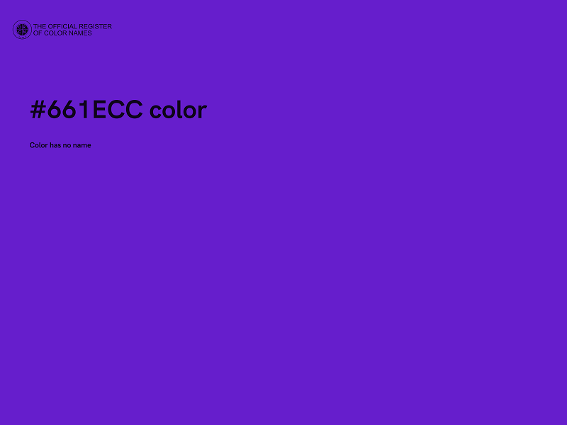 #661ECC color image
