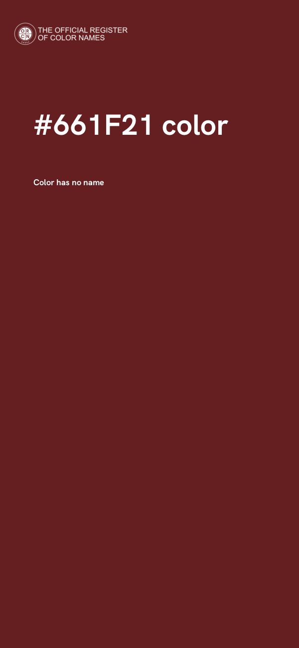 #661F21 color image