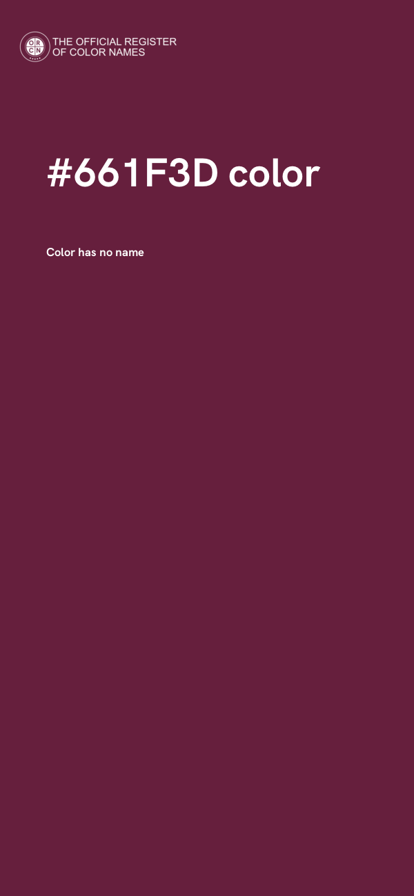 #661F3D color image