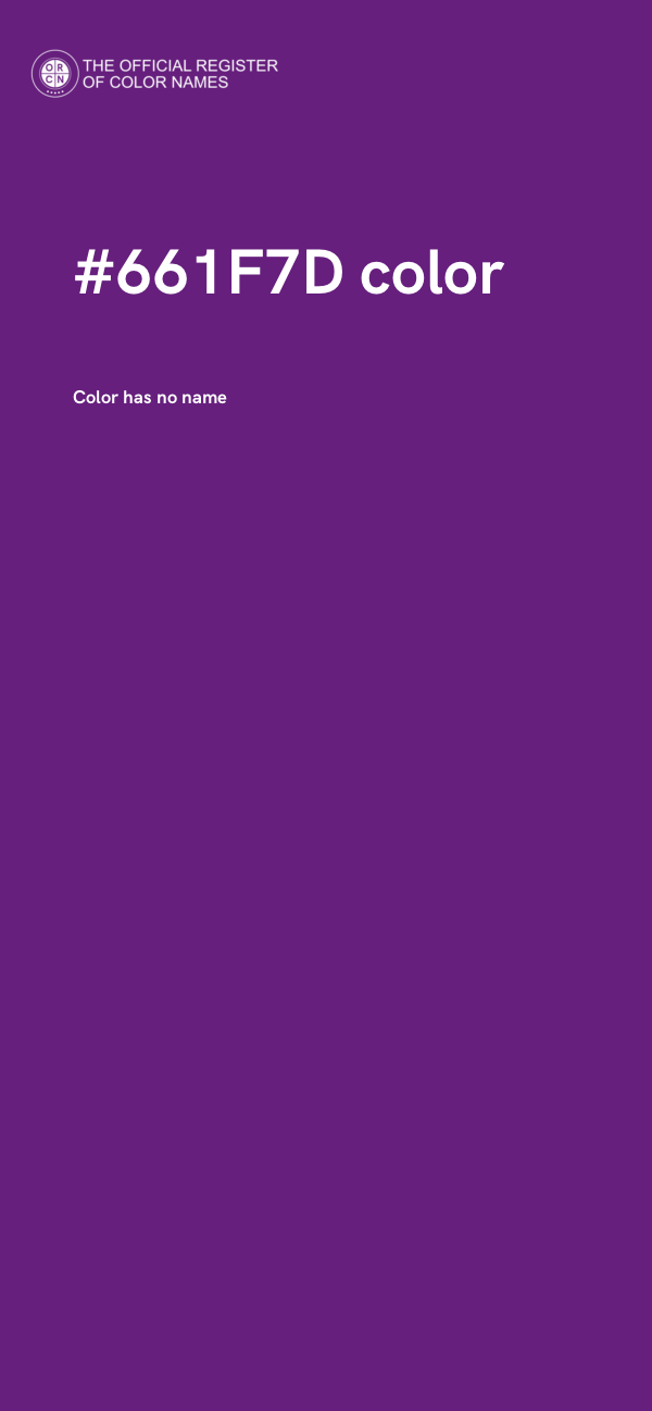 #661F7D color image