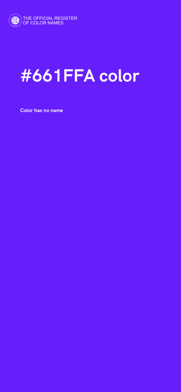 #661FFA color image