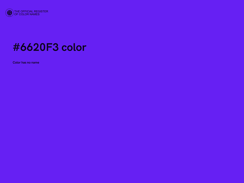 #6620F3 color image