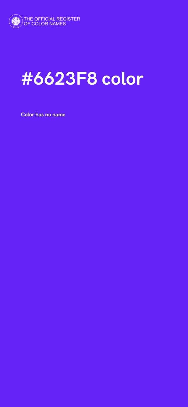 #6623F8 color image