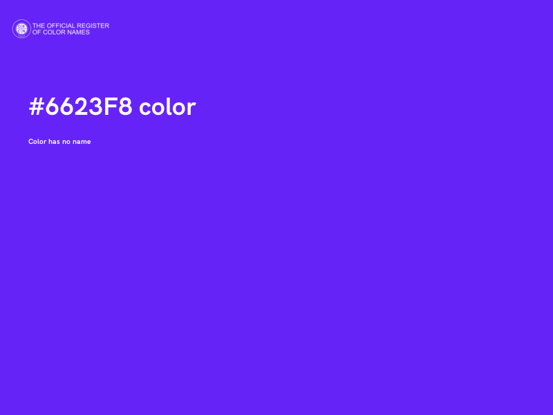 #6623F8 color image