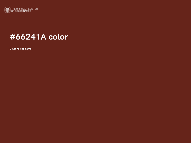 #66241A color image