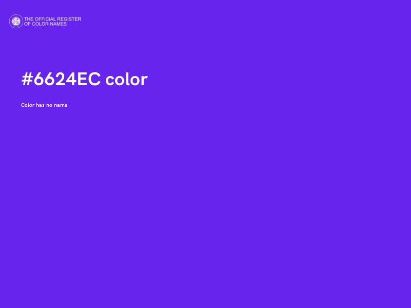 #6624EC color image