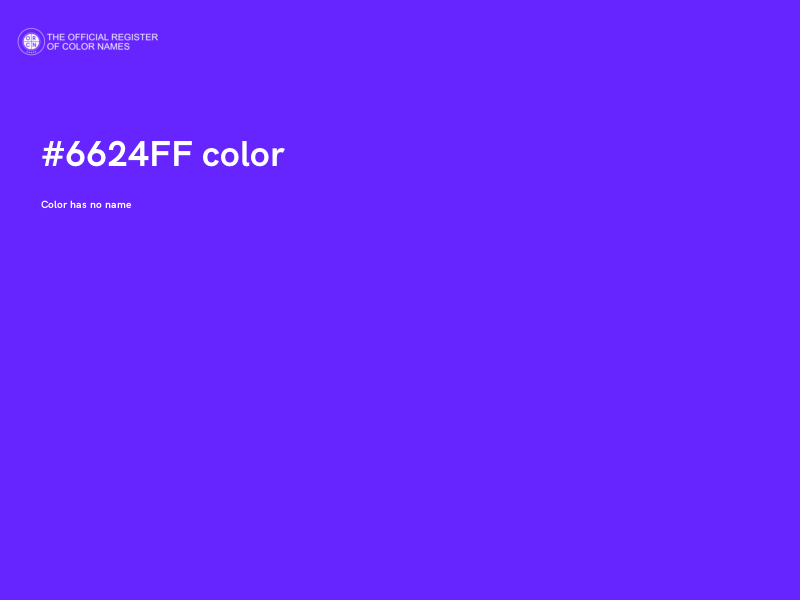 #6624FF color image